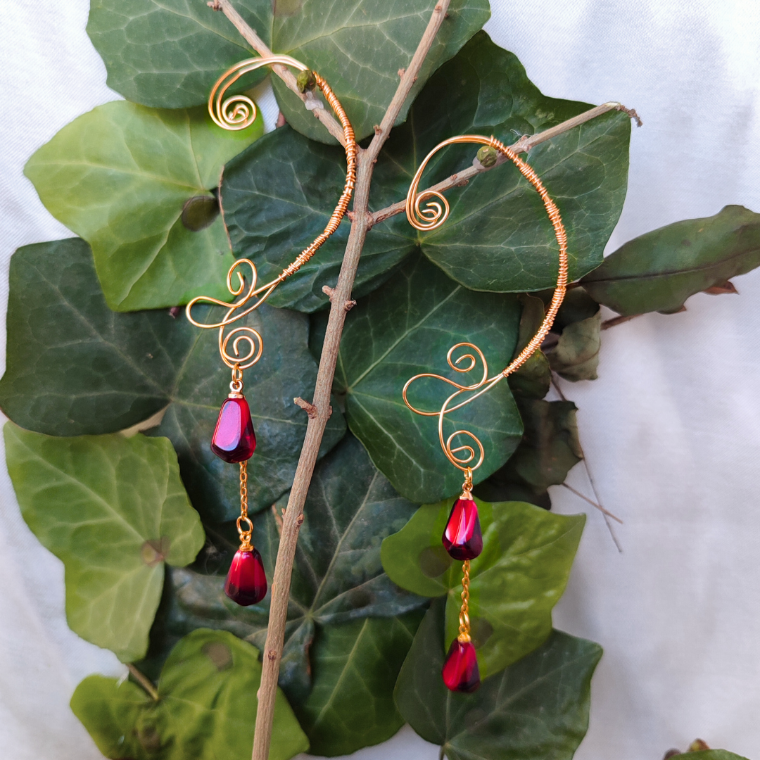 Set Persefone (Earcuffs) - PauperGems Jewels