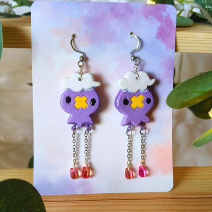 Orecchini Pokémon: Drifloon - PauperGems Jewels