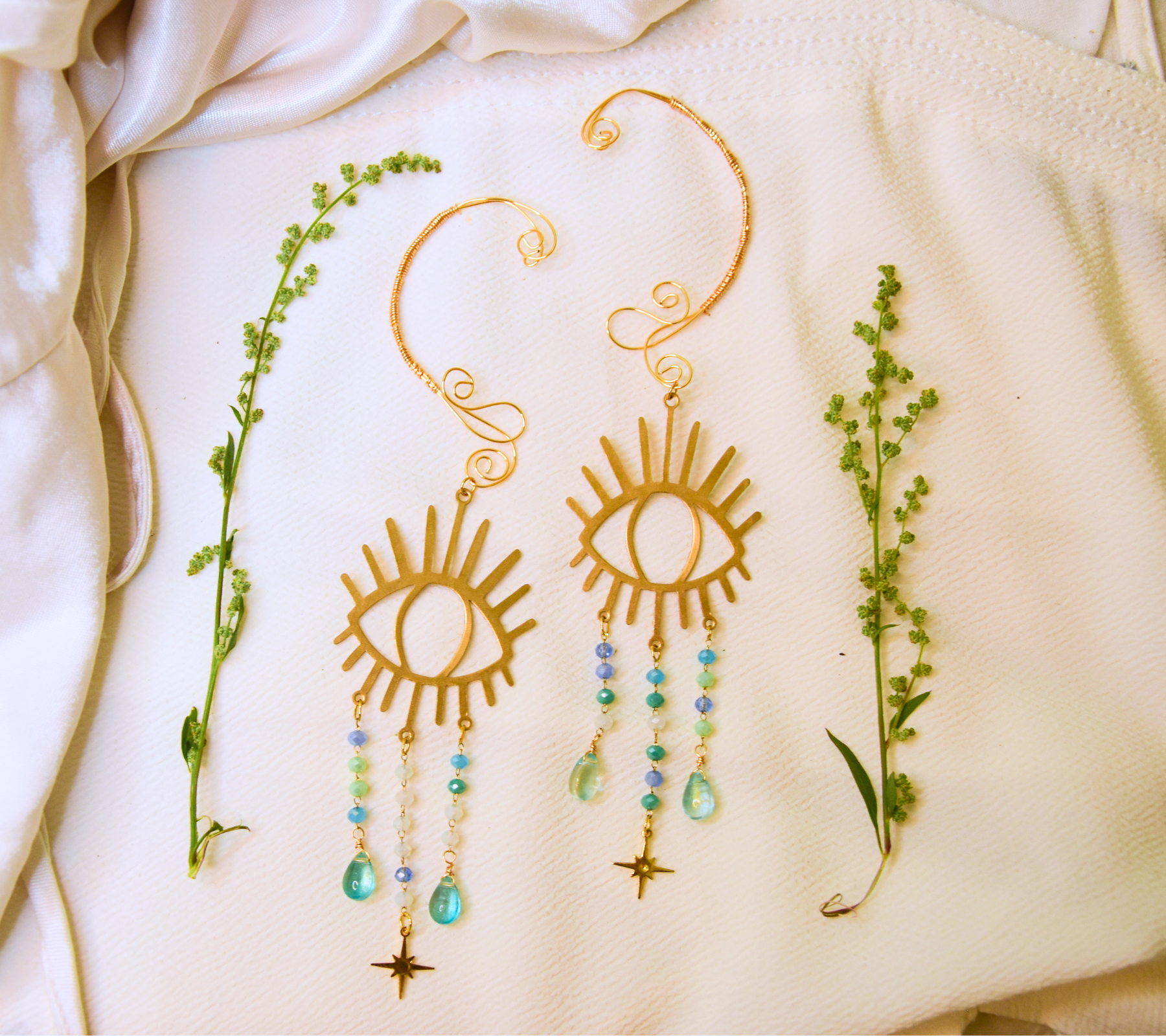 Earcuffs Iade - PauperGems Jewels