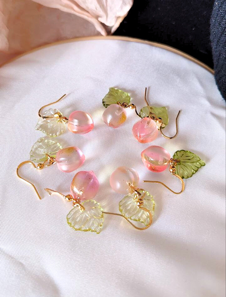 Orecchini a Pesca - PauperGems Jewels