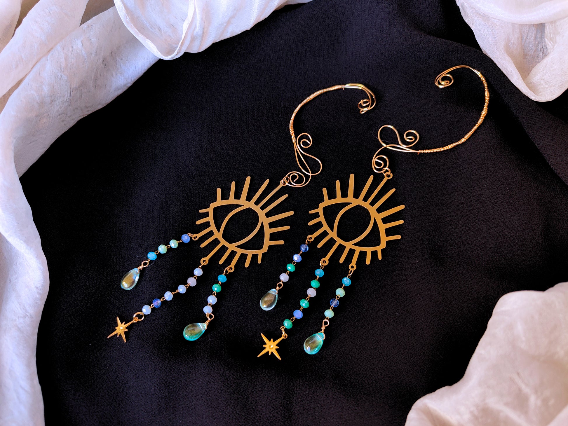 Earcuffs Iade - PauperGems Jewels