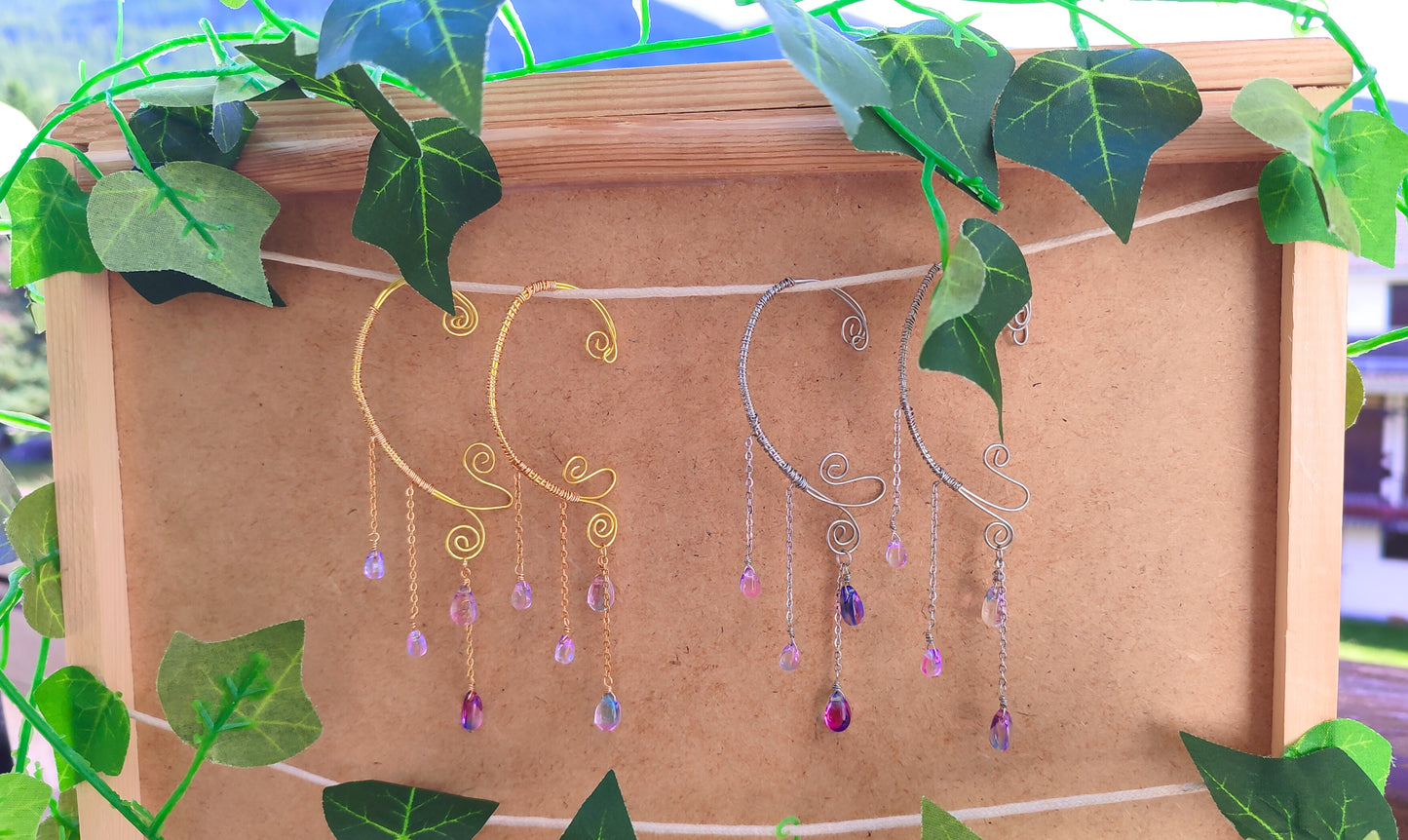 Earcuffs Naiade - PauperGems Jewels