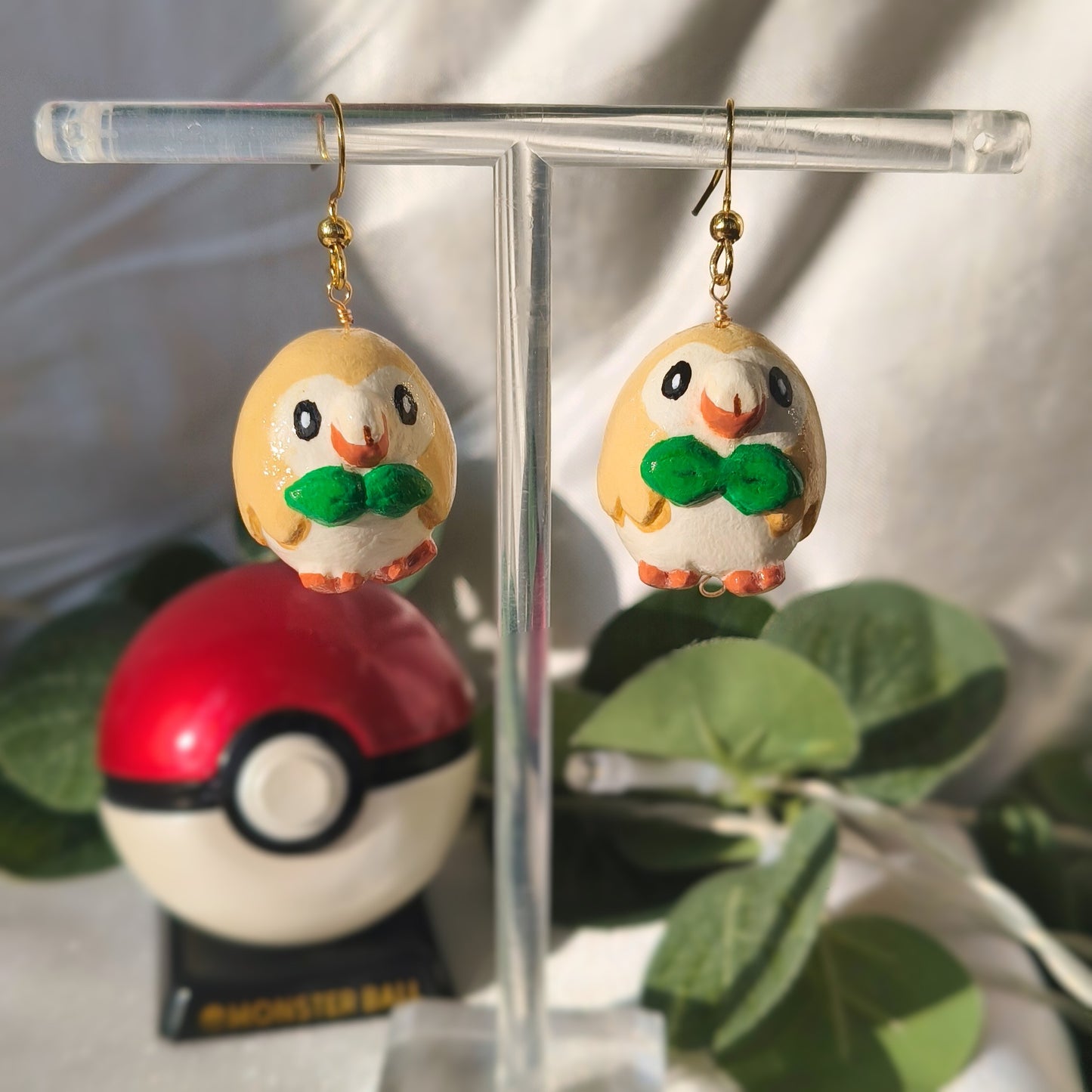 Orecchini Pokémon: Rowlet - PauperGems Jewels