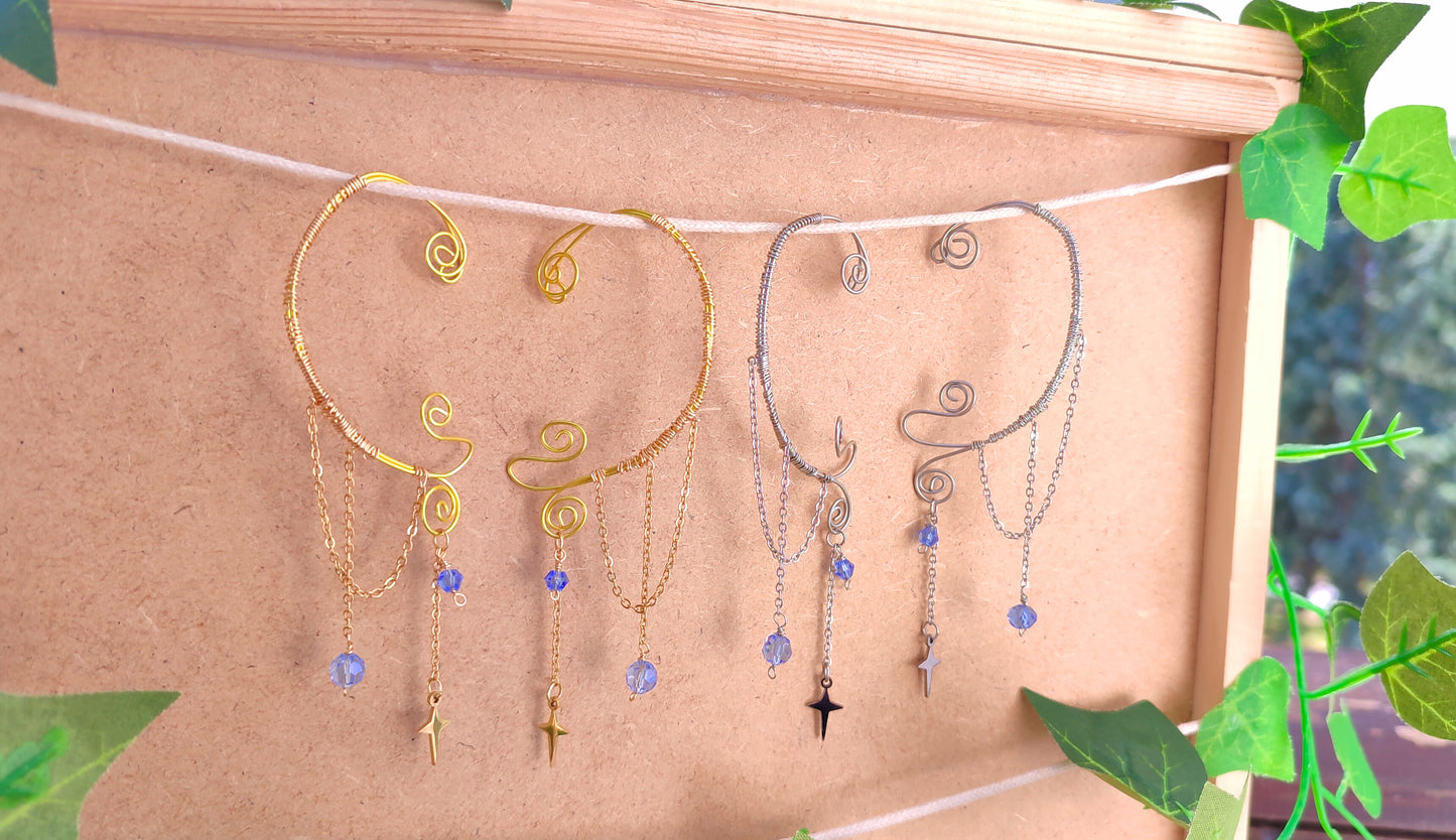 Earcuffs Nyx - PauperGems Jewels
