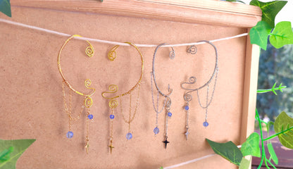 Earcuffs Nyx - PauperGems Jewels