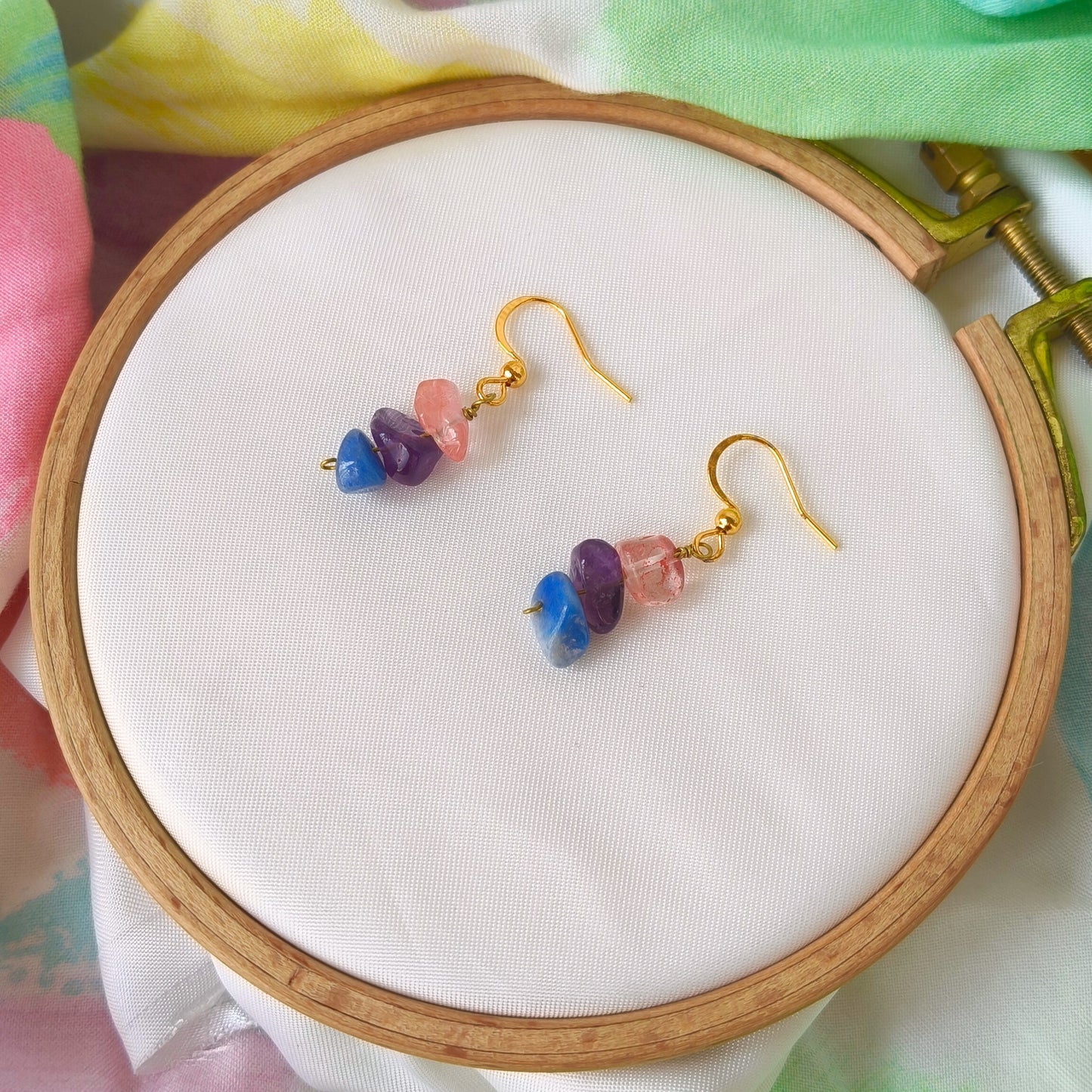 Orecchini Cristalli Pride - PauperGems Jewels