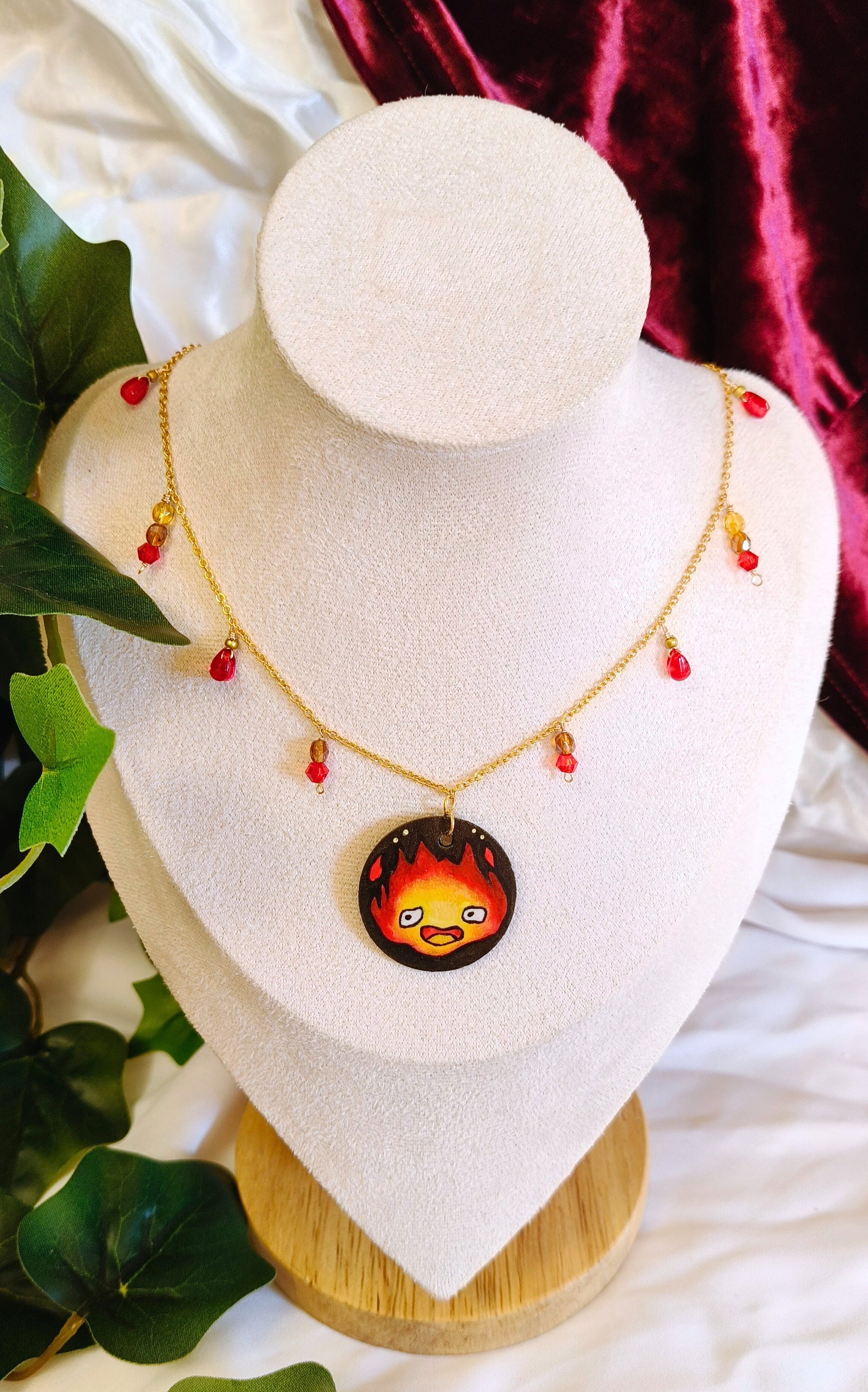 Collana Ghibli: Calcifer - PauperGems Jewels