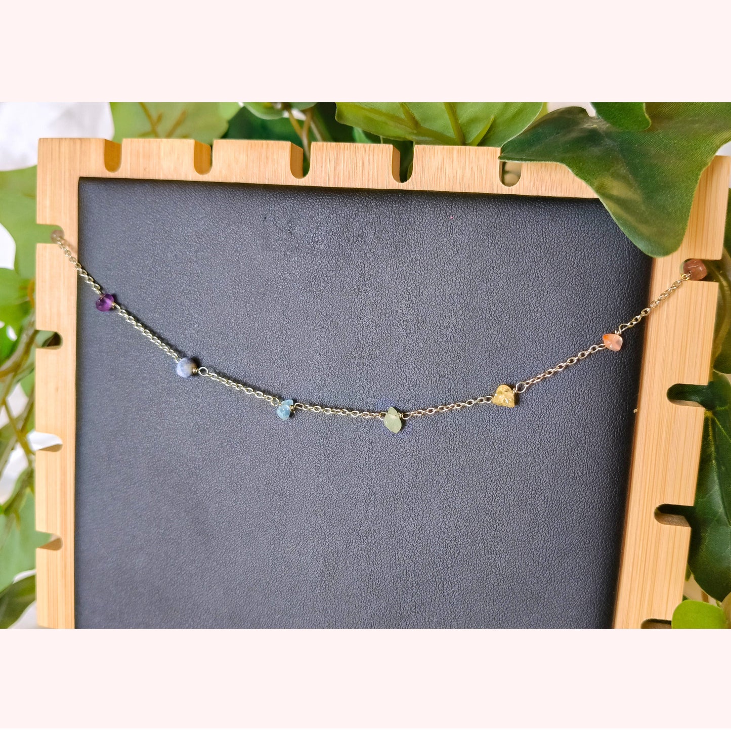 Cavigliera argento - Cristalli - PauperGems Jewels