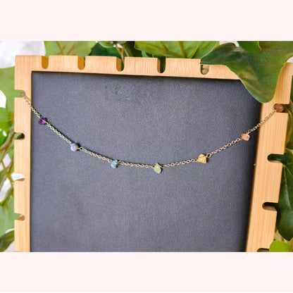 Cavigliera argento - Cristalli - PauperGems Jewels