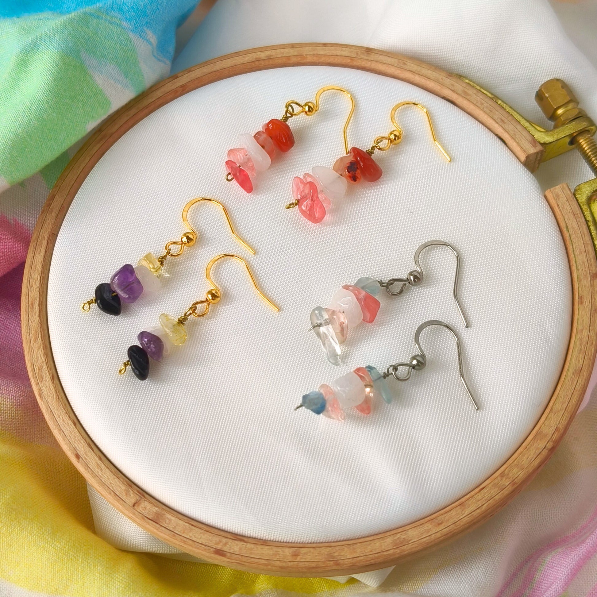 Orecchini Cristalli Pride - PauperGems Jewels