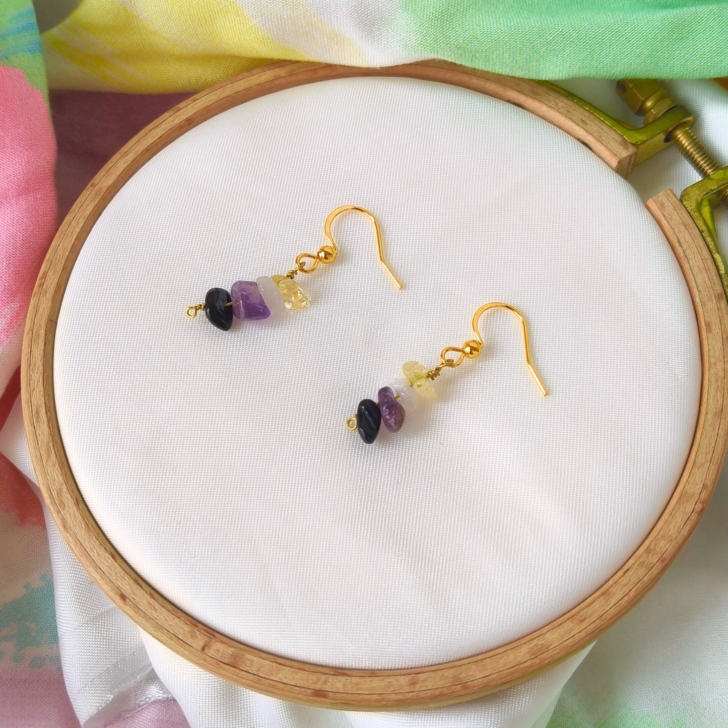 Orecchini Cristalli Pride - PauperGems Jewels