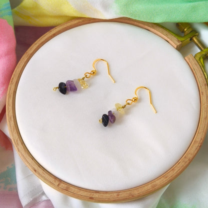 Orecchini Cristalli Pride - PauperGems Jewels