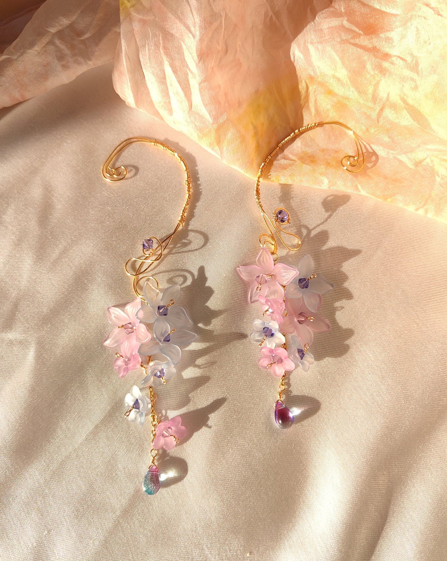 Set Iris (Earcuffs) - PauperGems Jewels