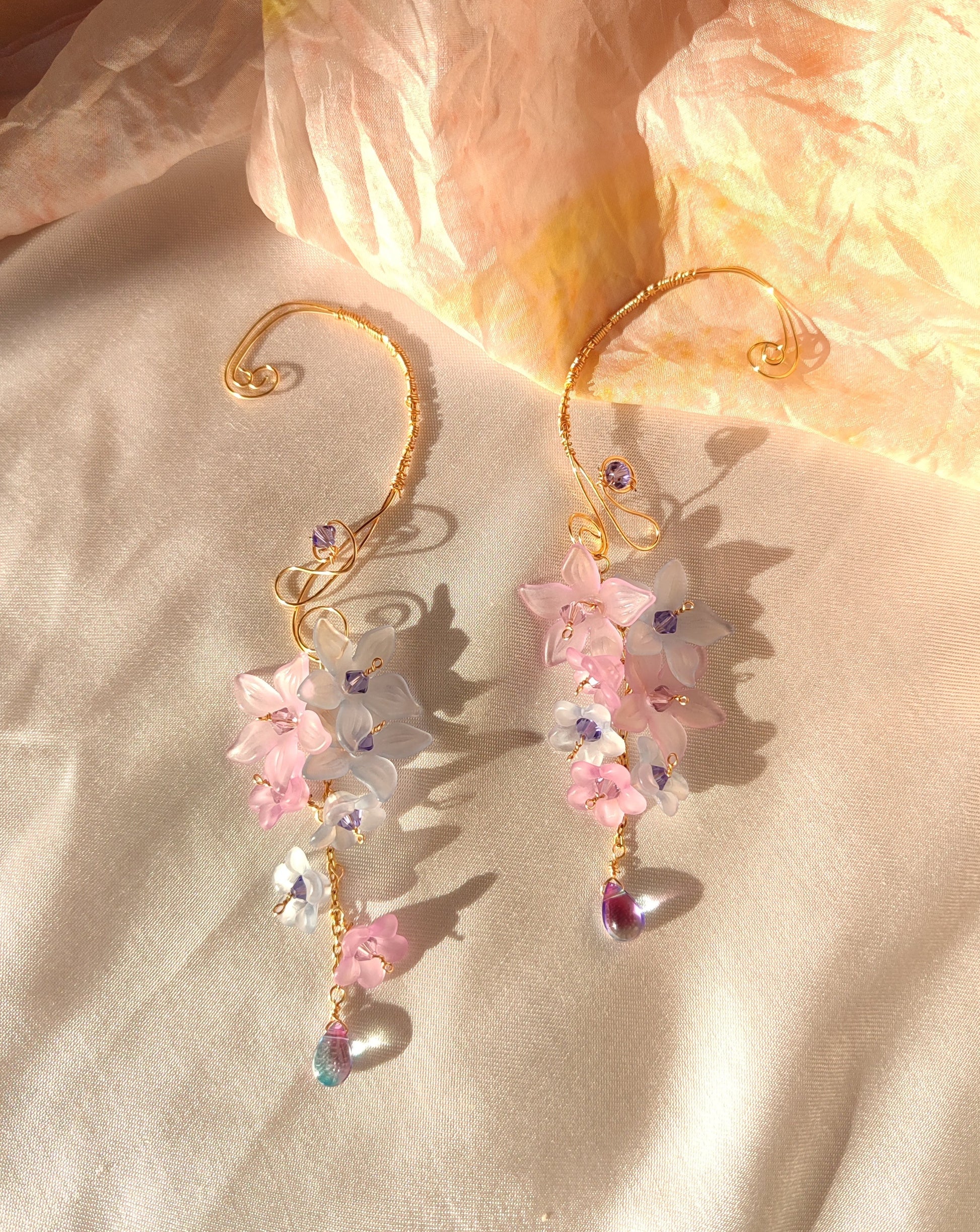Set Iris (Earcuffs) - PauperGems Jewels