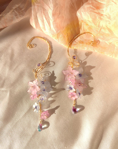 Set Iris (Earcuffs) - PauperGems Jewels