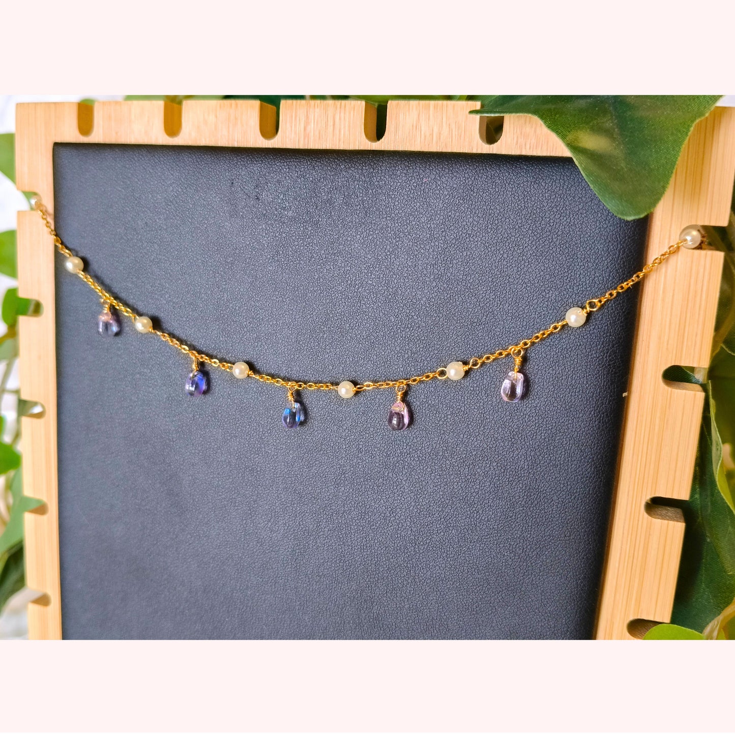 Cavigliera oro - Rugiade - PauperGems Jewels