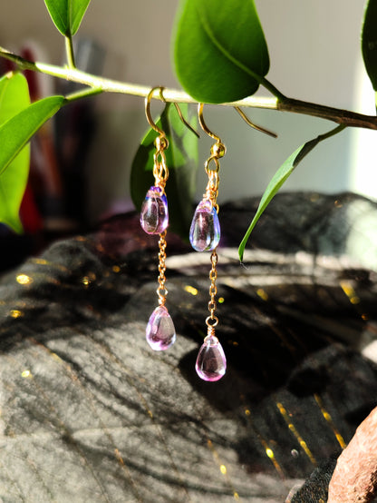 Orecchini Gocce di rugiada - PauperGems Jewels