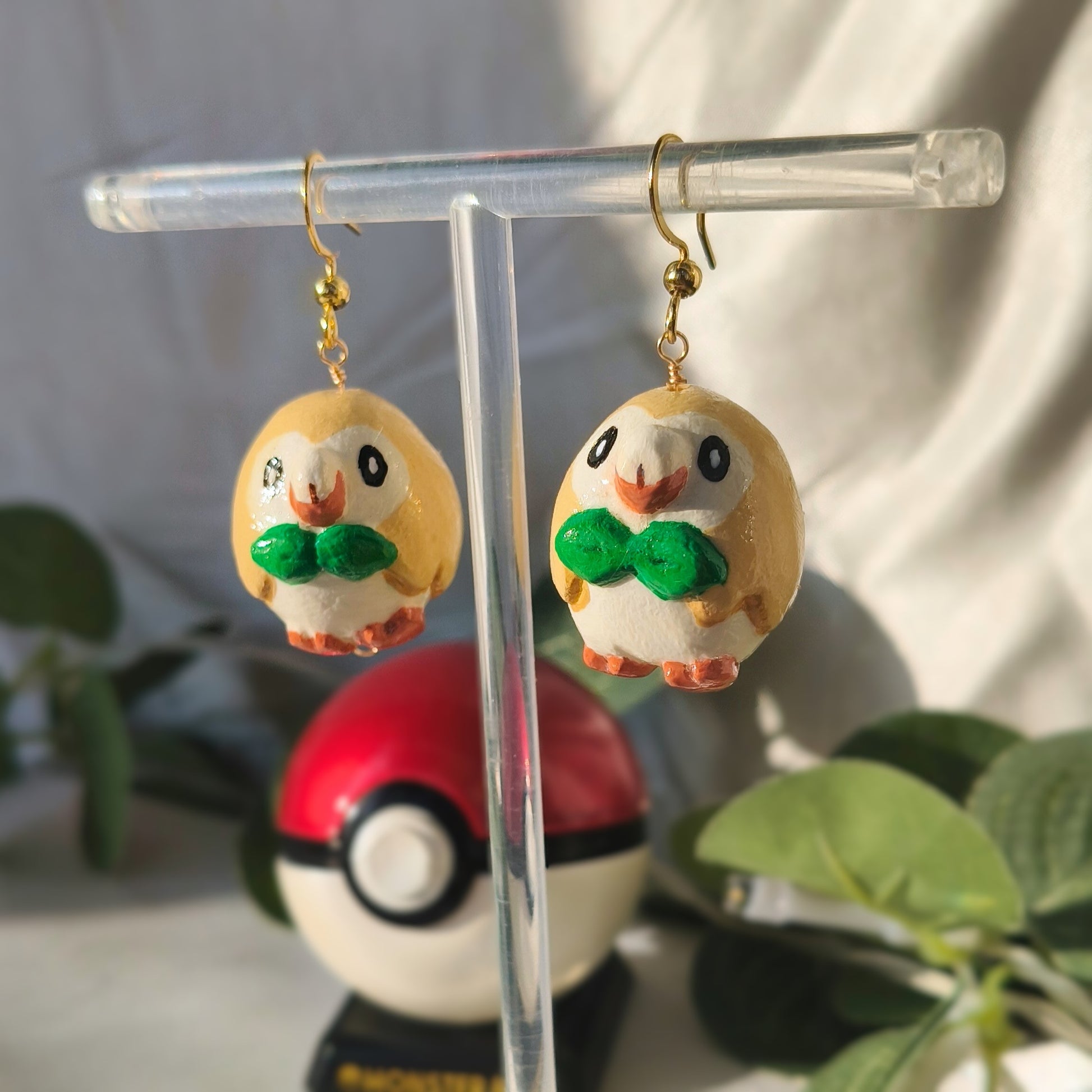 Orecchini Pokémon: Rowlet - PauperGems Jewels