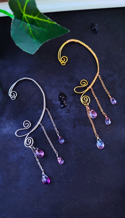 Earcuffs Naiade - PauperGems Jewels
