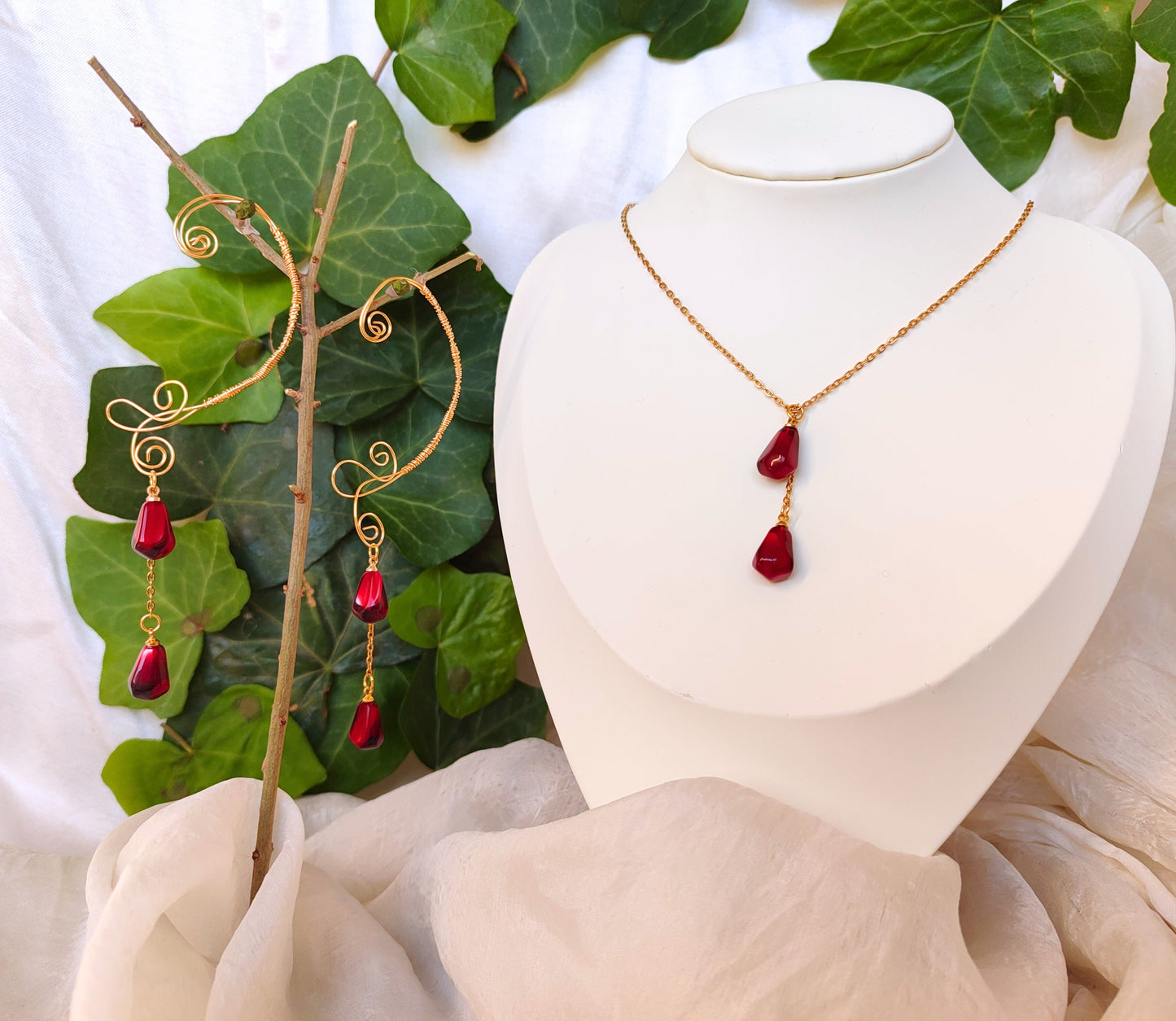 Set Persefone (Earcuffs) - PauperGems Jewels